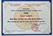 KHEN THƯỞNG ĐỘI BẢO VỆ MỤC TIÊU D.AQUA CÓ TINH NHẦN TRÁCH NHIỆM CAO